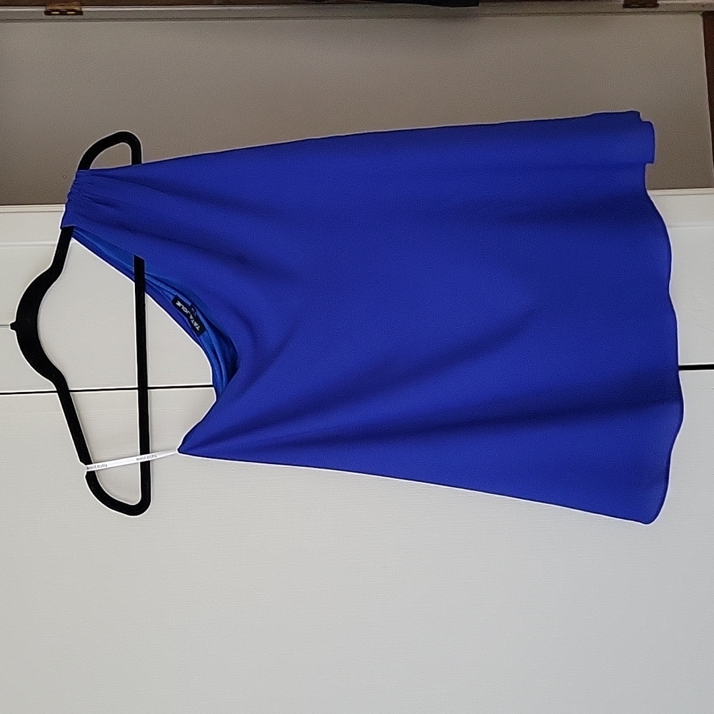 Tata Jolie- Gorgeous Off the Shoulder Blue Blouse Size M